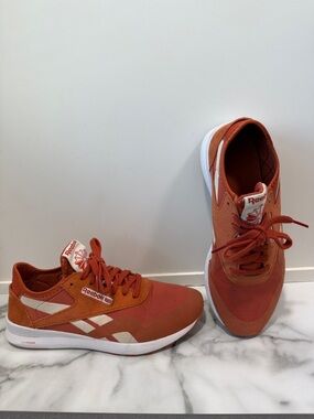 Reebok Classic Nylon SP women’s tennis shoes size 8.5 sunbaked clay orange
